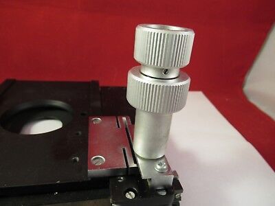 LEICA GALEN STAGE TABLE MICROMETER MICROSCOPE PART OPTICS AS PICTURED &75-B-42