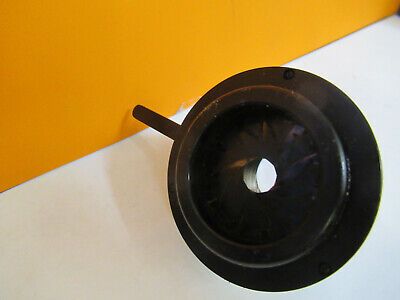 AO SPENCER CONDENSER LENS + IRIS MICROSCOPE PART AS PICTURED &8Y-A-59