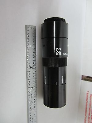 MICROSCOPE PART API C-MOUNT VIDEO CAMERA ZOOM OPTICS AS IS BIN#N6-08