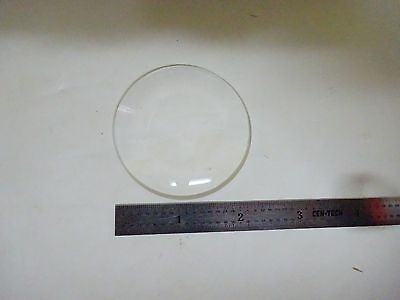 OPTICAL LENS PLANO CONVEX 58.5 mm DIAMETER FL 132 mm LASER OPTICS AS IS BN#P8-38