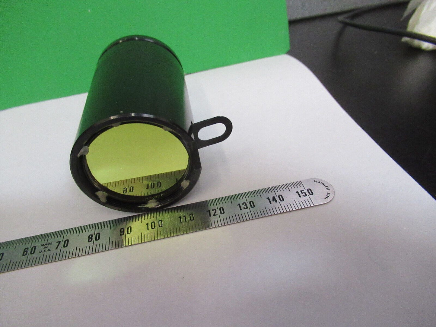 OPTICAL MOUNTED DICHROIC FILTER CUSTOM LASER OPTICS AS PICTURED &Z7-A-08