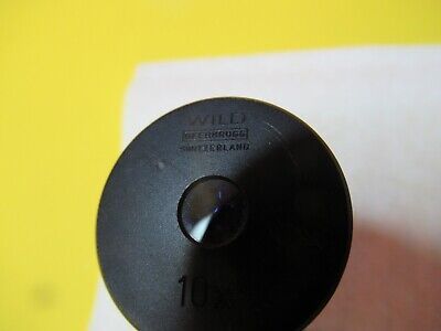 WILD SWISS 10X M11 EYEPIECE MICROSCOPE PART OPTICS AS PICTURED &16-C-68