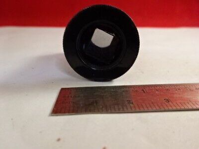 ANTIQUE POLARIZER CRYSTAL MOUNTED LENS POL MICROSCOPE PART OPTICS AS IS &4B-A-17