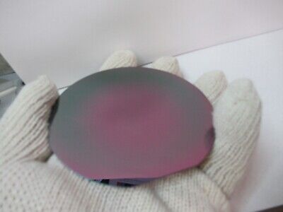 VERY NICE SAPPHIRE WAFER SINGLE CRYSTAL PLATINUM COATED AS PICTURED &7B-B-150