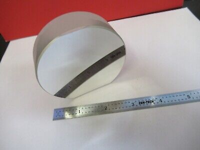 OPTICAL LARGE THICK CONCAVE SILVER MIRROR OPTICS AS PICTURED &3-FT-X4