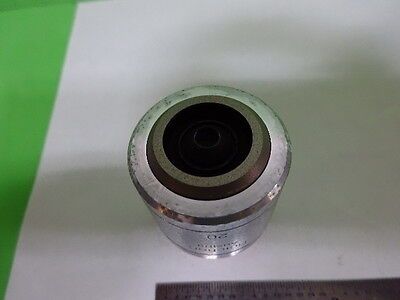 MICROSCOPE PART REICHERT POLYVAR OBJECTIVE LWD FLUOR 20X OPTICS AS IS #AI-20