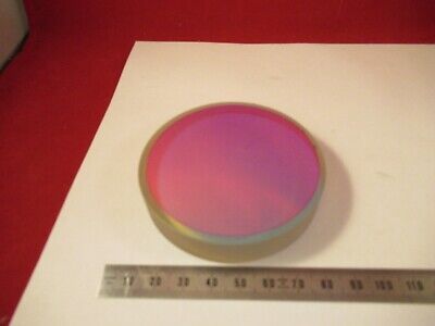 OPTICAL FLAT 1/10 WAVE COATED ZERODUR BEAM SPLITTER 3" DIAMETER OPTICS &14-A-16