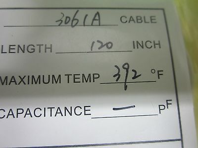 MEGGITT ENDEVCO 3061A CABLE 392F FOR ACCELEROMETER VIBRATION TESTING  BIN#7-DT