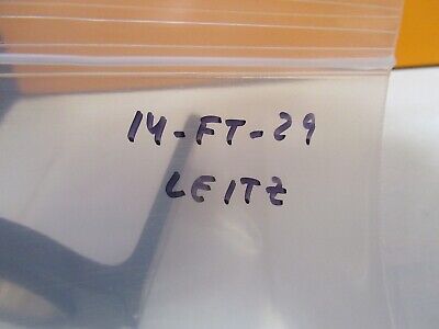 LEITZ GERMANY BRASS CONDENSER HOLDER DIALUX MICROSCOPE PART AS PIC &14-FT-29