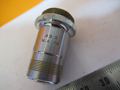 ANTIQUE SPENCER OBJECTIVE 43X LENS MICROSCOPE PART AS PICTURED &P5-A-93