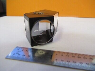 NIKON JAPAN GLASS PRISM HEAD MICROSCOPE PART OPTICS AS PICTURED &85-B-108