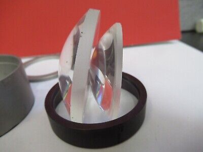 OPTICAL DUAL CONVEX LENSES ASSEMBLY ILLUMINATOR OPTICS AS PICTURED &3-FT-X20