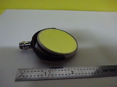 ANTIQUE MIRROR ILLUMINATOR VINTAGE MICROSCOPE PART OPTICS #W9-52