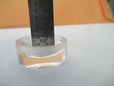 OPTICAL GLASS LENS PL-CC PLANO HIGHLY CONCAVE OPTICS AS PICTURED &F5-A-30