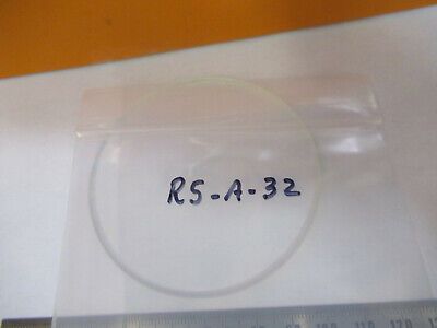 OPTICAL GLASS WINDOW PLATE OPTICS AS PICTURED R5-A-32