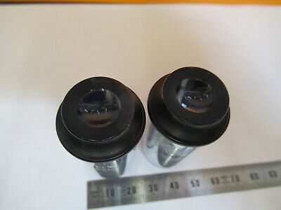 PAIR 6X SPENCER AO VINTAGE EYEPIECE OCULAR MICROSCOPE PART AS PICTURED #P4-A-06