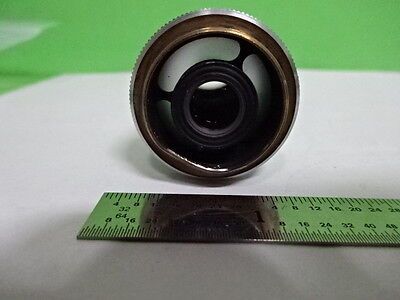 MICROSCOPE PART OBJECTIVE CARL ZEISS GERMANY EPIPLAN HD 4X OPTICS AS IS #4T-B-03