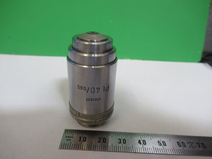 LEITZ WETZLAR OBJECTIVE 40X /170OPTICS MICROSCOPE PART AS PICTURED W9-B-11