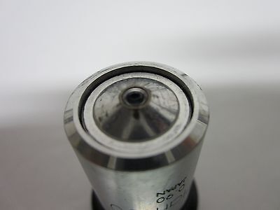 MICROSCOPE OBJECTIVE OLYMPUS FOR PARTS MPLAN 100X PUSHED IN OPTICS BIN#5K-H-21