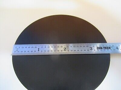 PLASTIC BLACK WHITE STAGE TABLE SPECIMEN MICROSCOPE PART AS PICTURED &1E-C-64