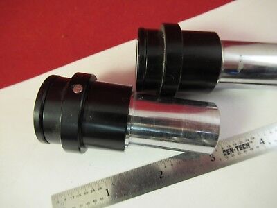 NIKON JAPAN PAIR EYEPIECE HKW 10X Bi OPTICS MICROSCOPE PART AS IS &92-A-04