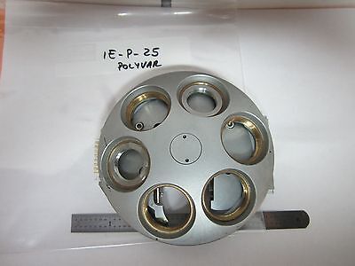 MICROSCOPE PART POLYVAR LEICA REICHERT NOSEPIECE AS IS FOR OPTICS BIN#1E-P-25