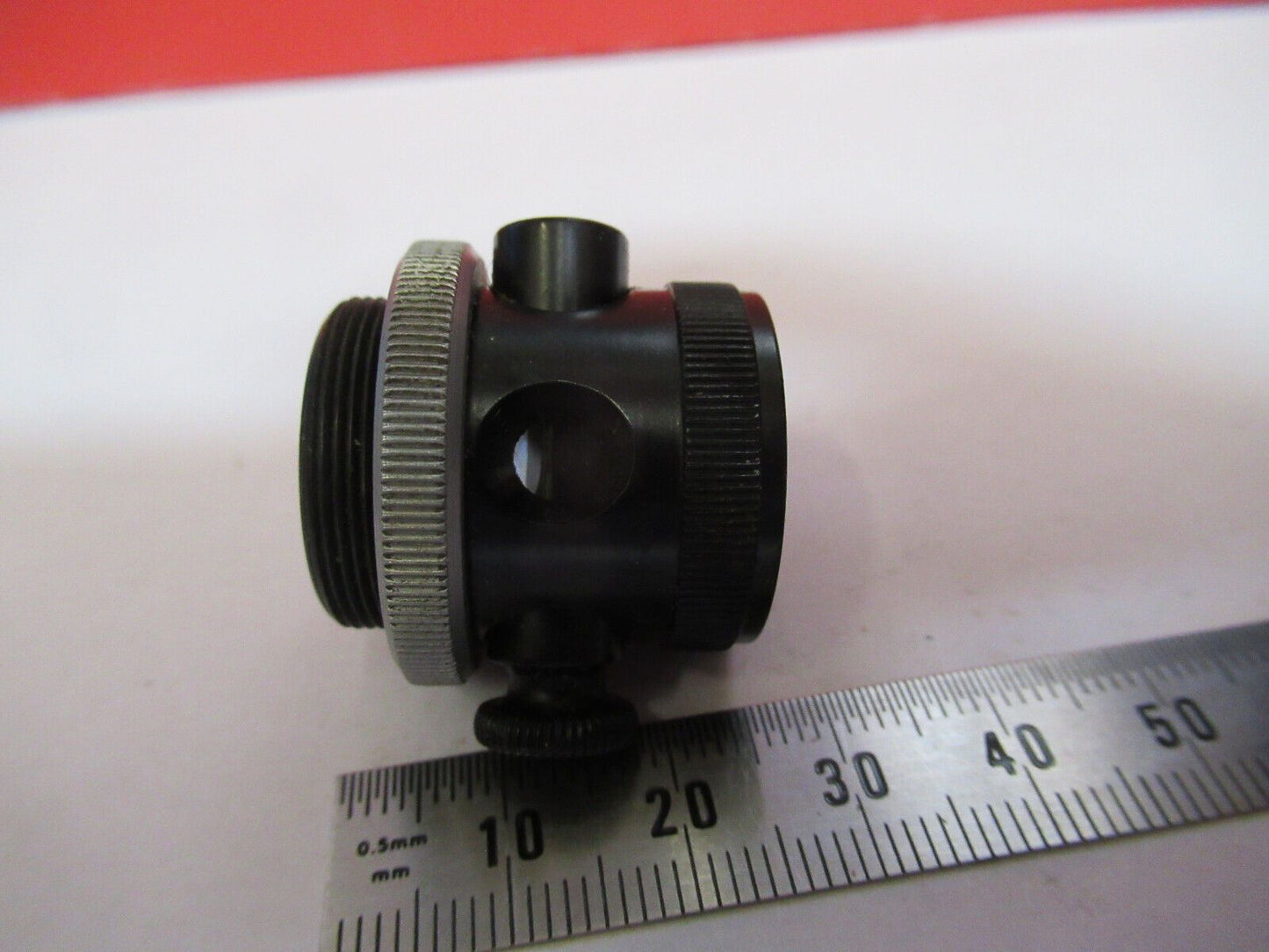 ANTIQUE SPENCER USA PRISM OPTICS LENS MICROSCOPE PART AS PICTURED G4-A-89