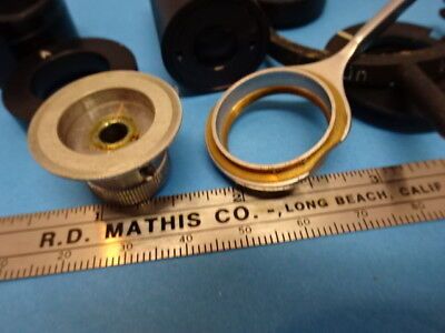 LOT OF ACCESSORIES for MICROSCOPE PARTS AS IS &90-A-22