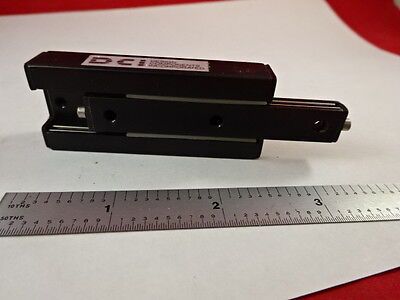 OPTICAL MINI STAGE SLIDE POSITIONING DCI OPTICS AS IS BIN#L9-B-19