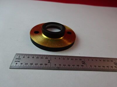 ZEISS GERMANY BRASS MOUNTED LENS IN35 MICROSCOPE PART AS IS #Q3-A-54