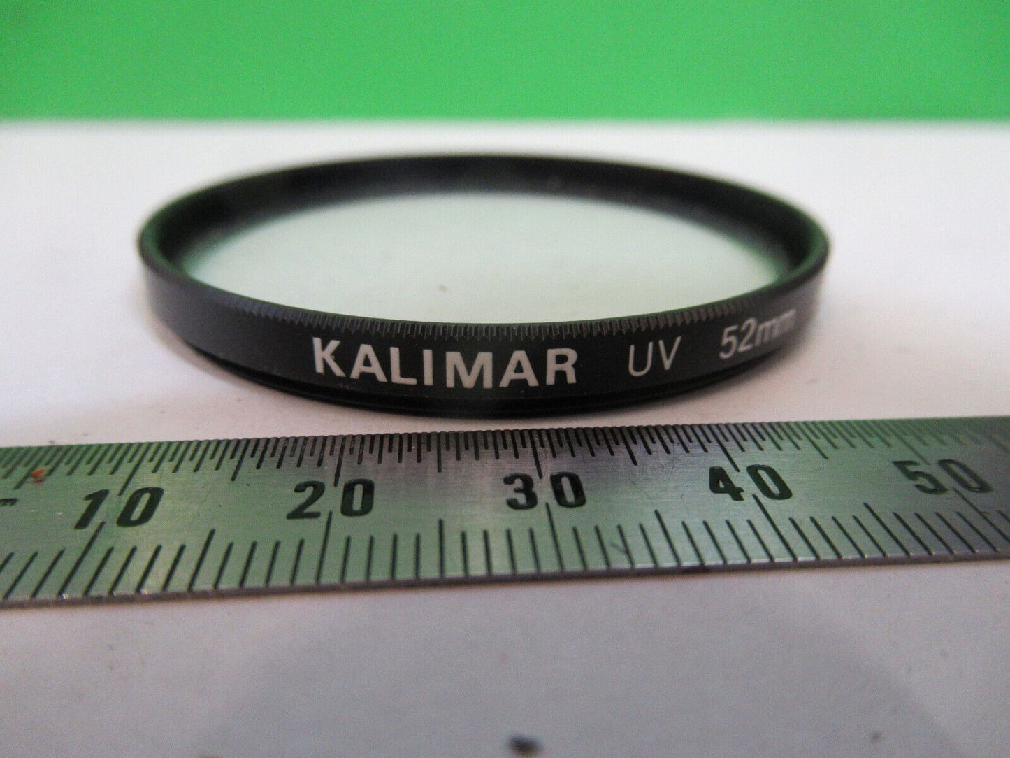 KALIMAR 52mm OPTICAL UV ULTRAVIOLET GLASS FILTER OPTICS AS PICTURED W9-B-48