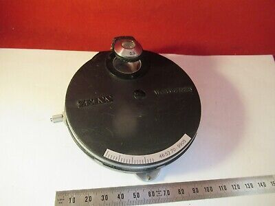 CARL ZEISS GERMANY 465270 CONDENSER OPTICS MICROSCOPE PART AS PICTURED &13-57