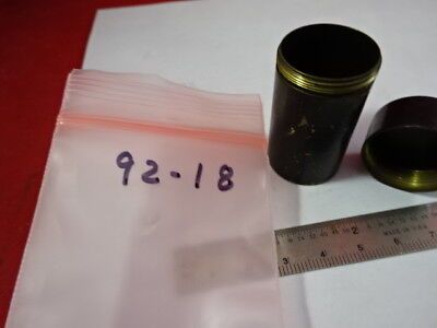 FOR PARTS EMPTY CONTAINER OBJECTIVE BAUSCH LOMB OPTICS MICROSCOPE PART &92-18