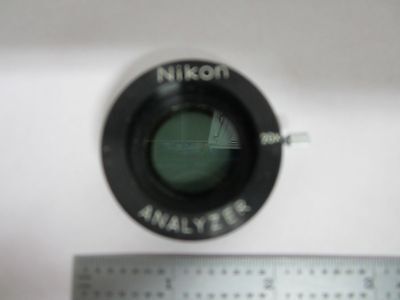 MICROSCOPE POLARIZER NIKON 20X ANALYZER OPTICS AS IS BIN#K5-02