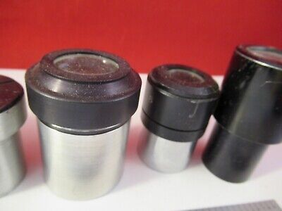 FOR PARTS LOT EYEPIECES OCULAR LENSES OPTICS MICROSCOPE PART AS PICTURED #13-31