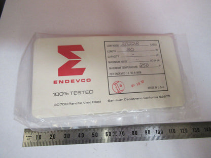 ENDEVCO 3022B CABLE for 2262A ACCELEROMETER VIBRATION SENSOR S5-A-31B