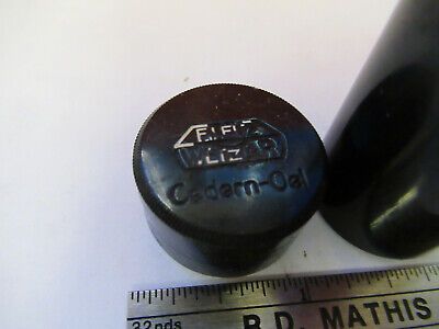 FOR PARTS EMPTY CEDERN OIL LEITZ [broken] MICROSCOPE PART AS PICTURED #W8-FT-15