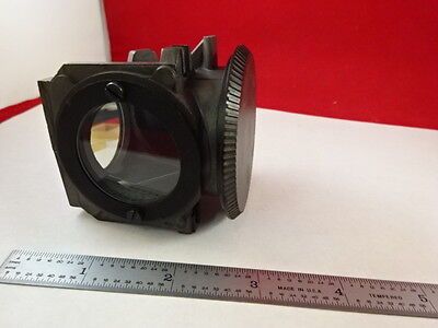 MICROSCOPE PART LEITZ GERMANY ILLUMINATOR MIRROR OPTICS AS IS BIN#L2-B-07