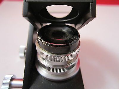 MICROSCOPE OPTICAL PART REICHERT AUSTRIA + OBJECTIVE ITALY OPTICS  BIN#PMEL