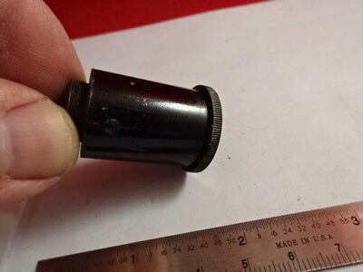 ANTIQUE POLARIZER CRYSTAL MOUNTED LENS POL MICROSCOPE PART OPTICS AS IS &4B-A-17