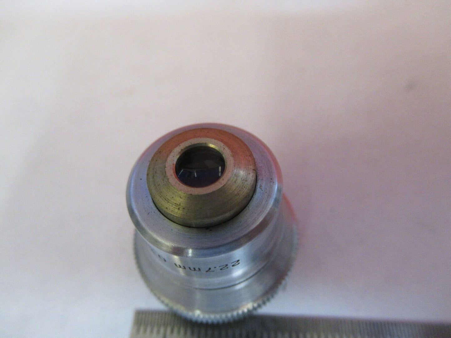 BAUSCH LOMB 6X 22.7mm OBJECTIVE LENS OPTICS MICROSCOPE PART AS PICTURED &Q3-B-48