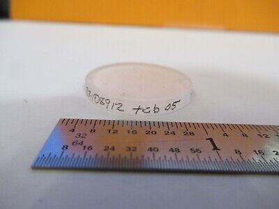 SPECTRA PHYSICS OPTICAL COATED FUSED SILICA LENS AS PICTURED &8M-A-84