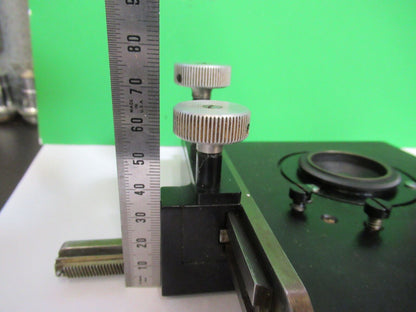 BAUSCH LOMB VINTAGE STAGE TABLE XY ANTIQUE MICROSCOPE PART AS PICTURED &Q4-A-44