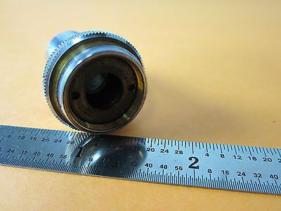 MICROSCOPE OBJECTIVE 10X DIVISIBLE BAUSCH LOMB OPTICS BIN#6V-34