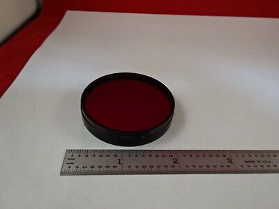 OPTICAL RED GLASS FILTER LASER OPTICS B#AG-18