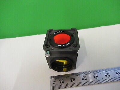 NIKON JAPAN FLUORESCENT CUBE DM580 MICROSCOPE PART OPTICS AS PICTURED &15-A-25