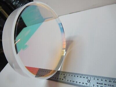 OPTICAL FLAT COATED 3" DIAMETER FUSED SILICA ZYGO OPTICS AS PICTURED &16-A-13