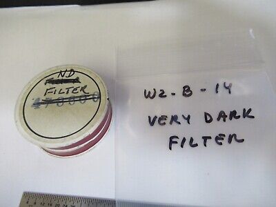 OPTICAL VERY DARK FILTER OPTICS AS PICTURED &W2-B-14