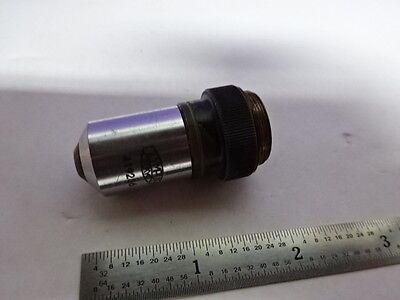 OLYMPUS JAPAN OBJECTIVE M40 MICROSCOPE PART OPTICS AS PICTURED &Z6-08