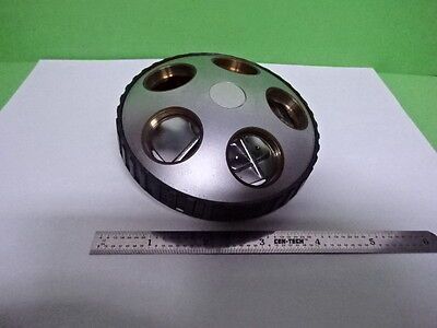 MICROSCOPE PART NIKON  JAPAN NOSEPIECE AS IS #H1-B-02